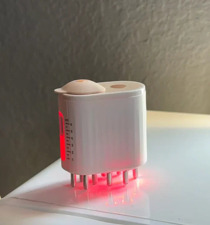 NUVEXA™️- RED LIGHT THERAPY ELECTRIC SCALP MASSAGER AND HAIR OIL APPLICATOR