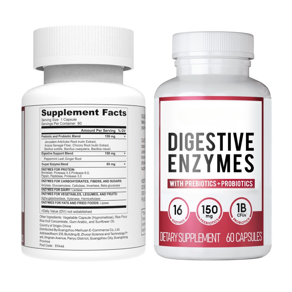 NUVEXA™️- DIGESTIVE ENZYMES 60CT + 60B PROBIOTIC 30CT