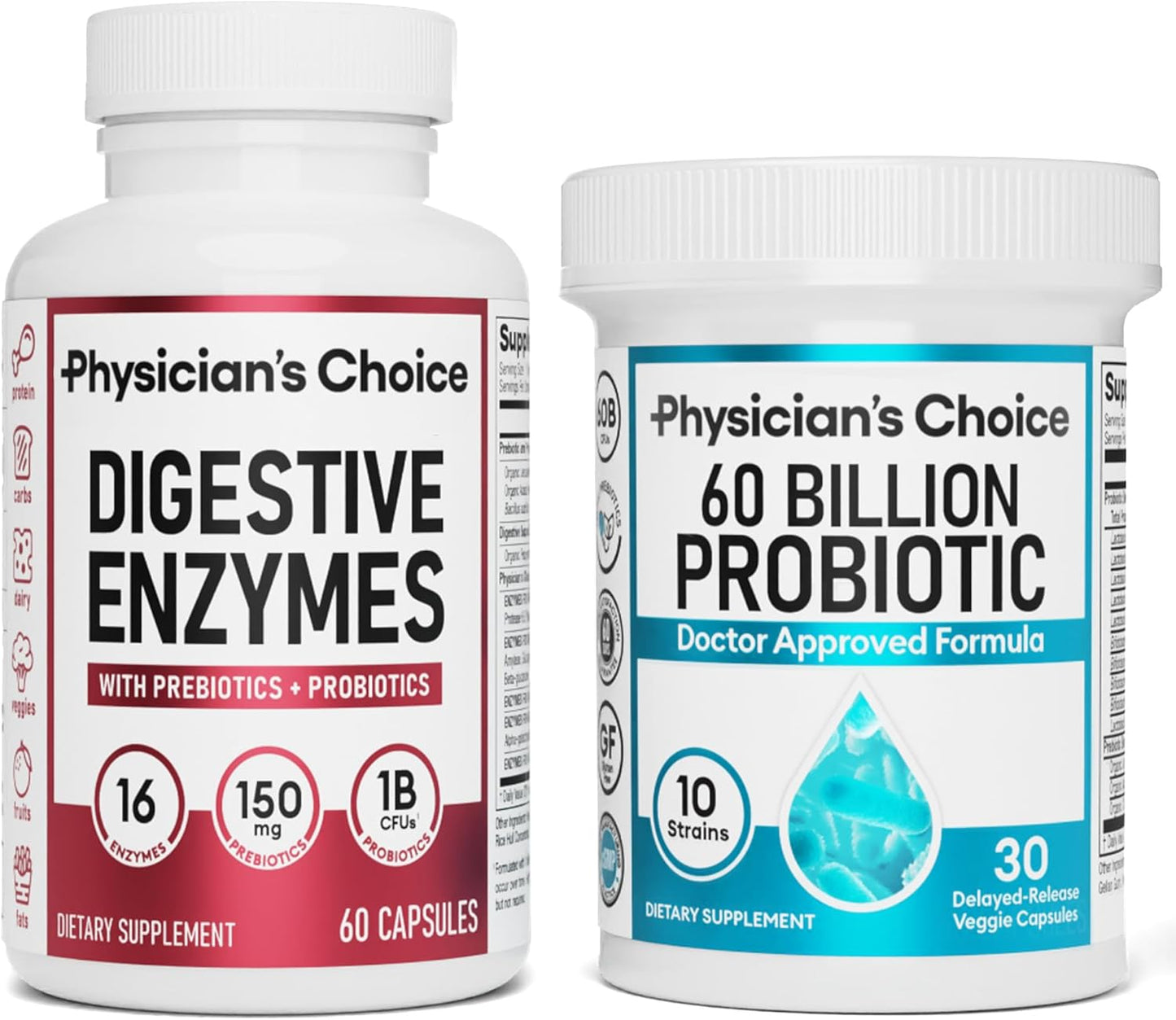 NUVEXA™️- DIGESTIVE ENZYMES 60CT + 60B PROBIOTIC 30CT