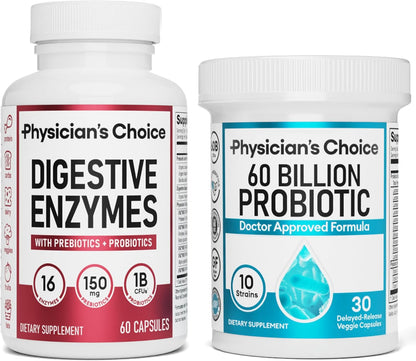 NUVEXA™️- DIGESTIVE ENZYMES 60CT + 60B PROBIOTIC 30CT
