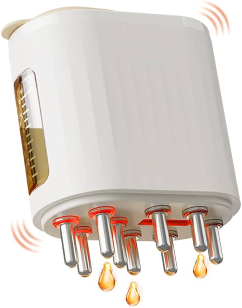 NUVEXA™️- RED LIGHT THERAPY ELECTRIC SCALP MASSAGER AND HAIR OIL APPLICATOR