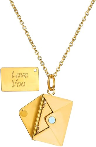 NUVEXA™️- ENVELOPE LOVE LETTER PENDANT NECKLACE