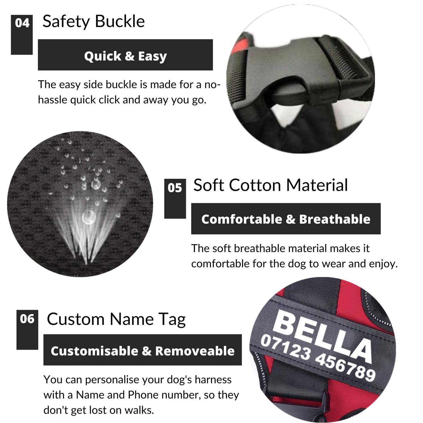 NUVEXA™️- CUSTOM FIT NO-PULL DOG HARNESS