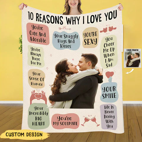 NUVEXA™️- 10 REASONS I ADORE MY PERSONALIZED PHOTO BLANKET